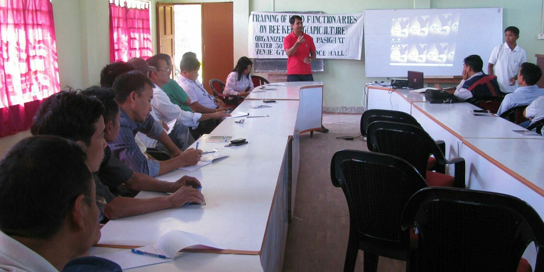 Bee-keeping workshop at Pashighat