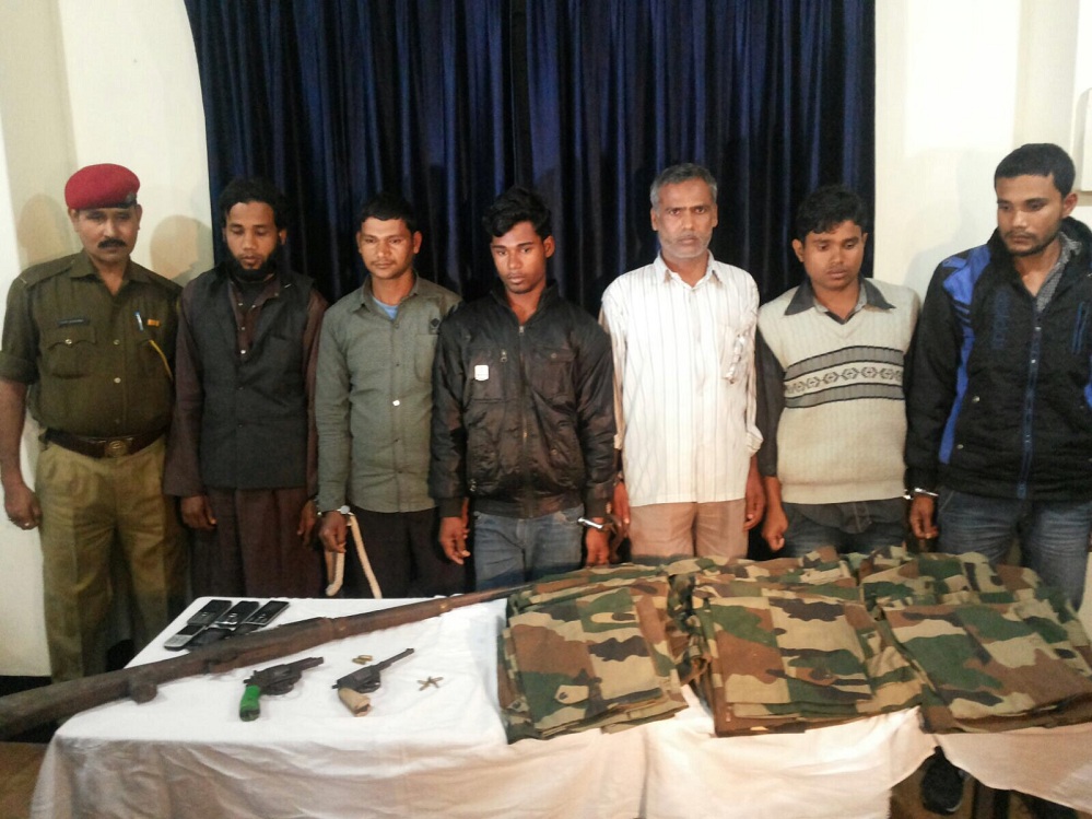 Six arrested