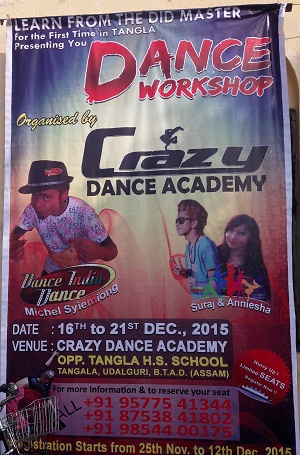 Dance workshop at Tangla