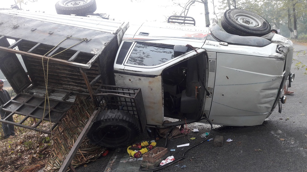 Two dies in road accident at Tangla