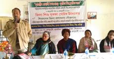 Children protection meeting at Simaluguri