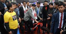 Mega cycle rally in Assam