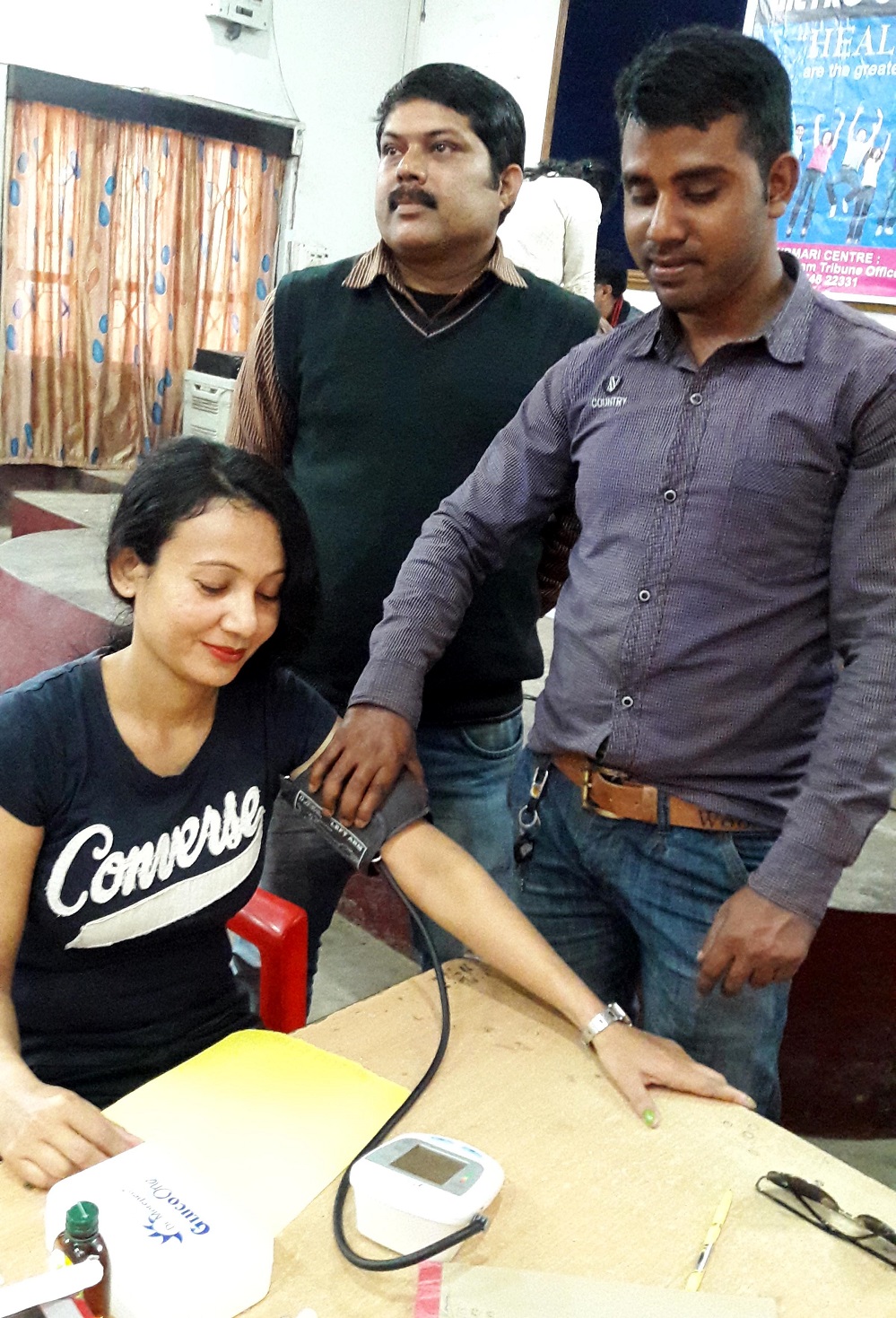 Health camp concludes at press club