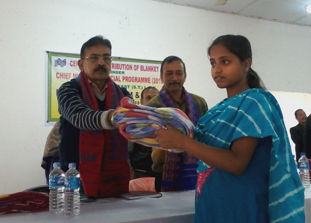 Blankets distributed in Kokrajhar
