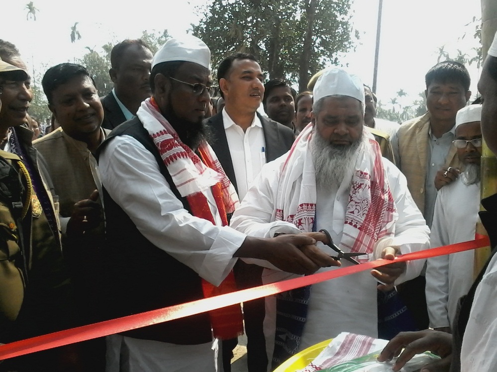 Ajmal foundation dedicates houses for riot victims