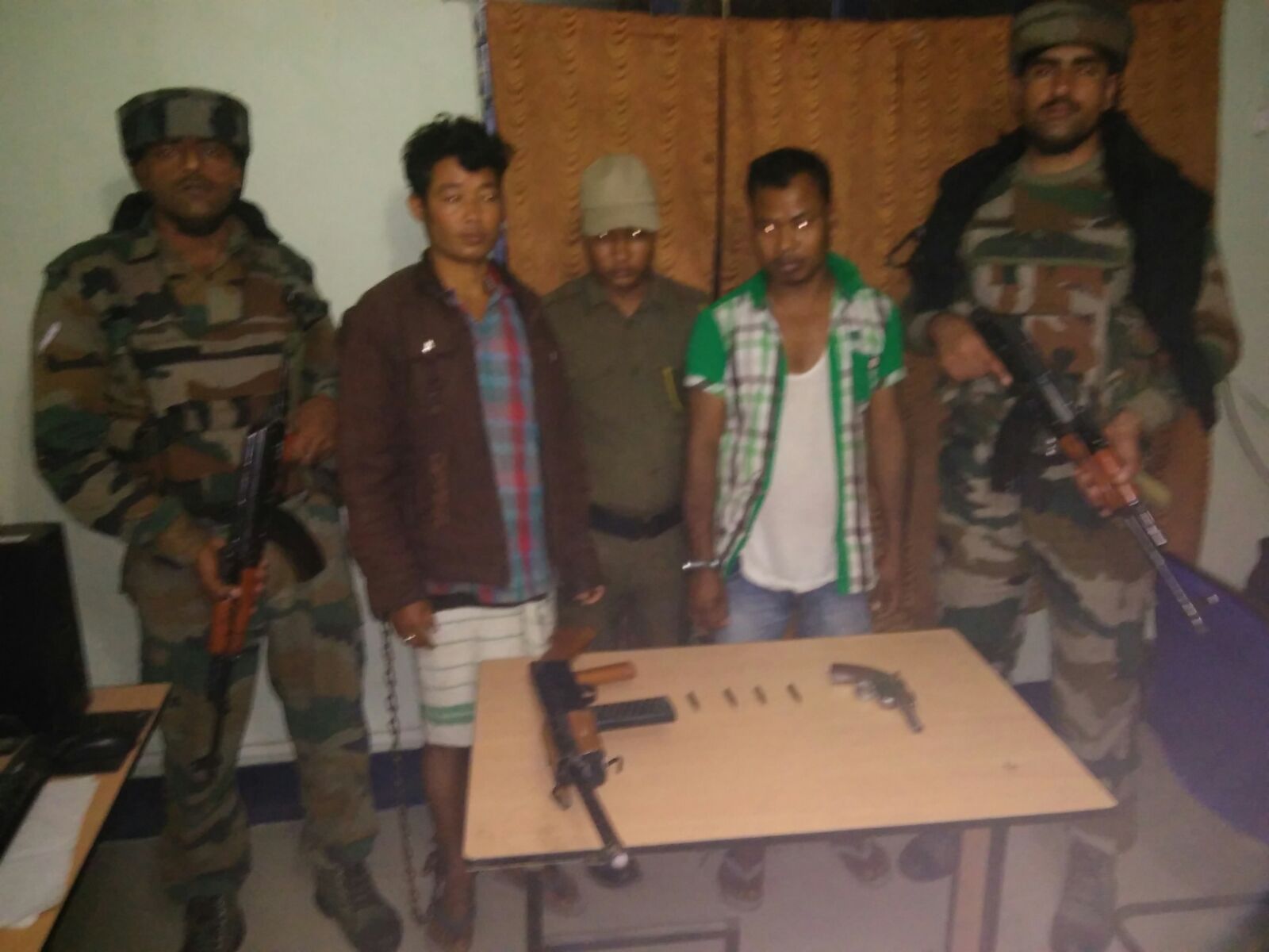 Four ultras held