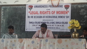 International Womens' Day at Tangla College 