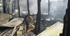 Fakiragram bazar turn into ashes