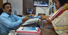 Candidates from different parties files nomination