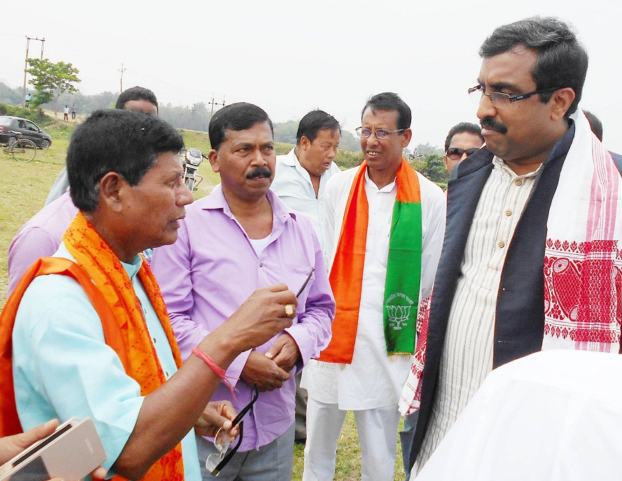 Ram Madhav visits Raha