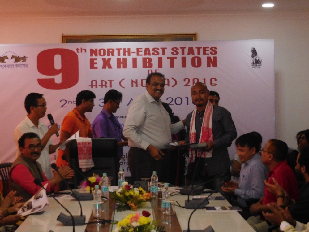 Young Artist Bikram conferred “North -East Harmony” award
