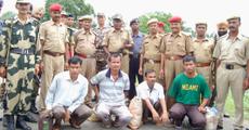 Bangladesh Rifles handed over arrested insurgents to BSF