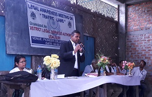 Legal awareness meeting on traffic laws