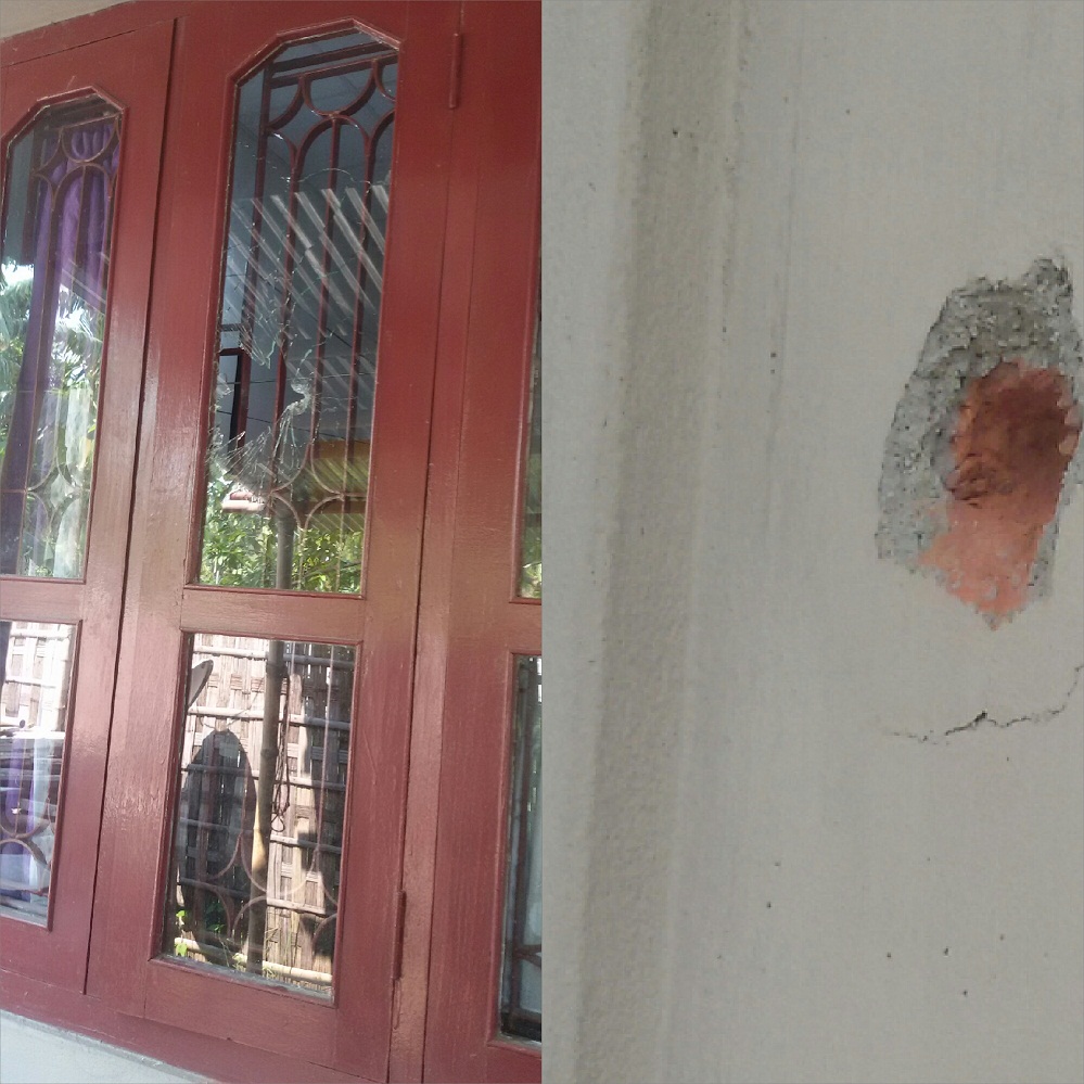 Miscreant fires round of shots at lawyer's residence