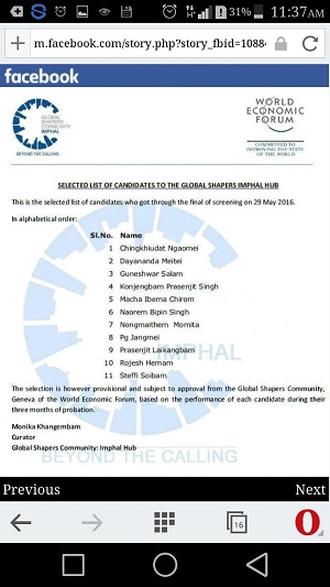 ADBU student selected for Global Shapers Community