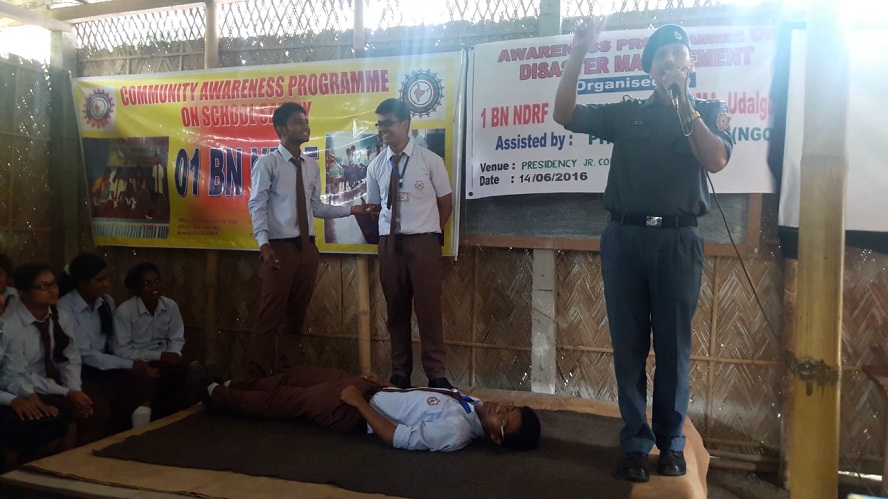 Disaster preparedness training for students