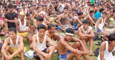 Job aspirants in Demow..