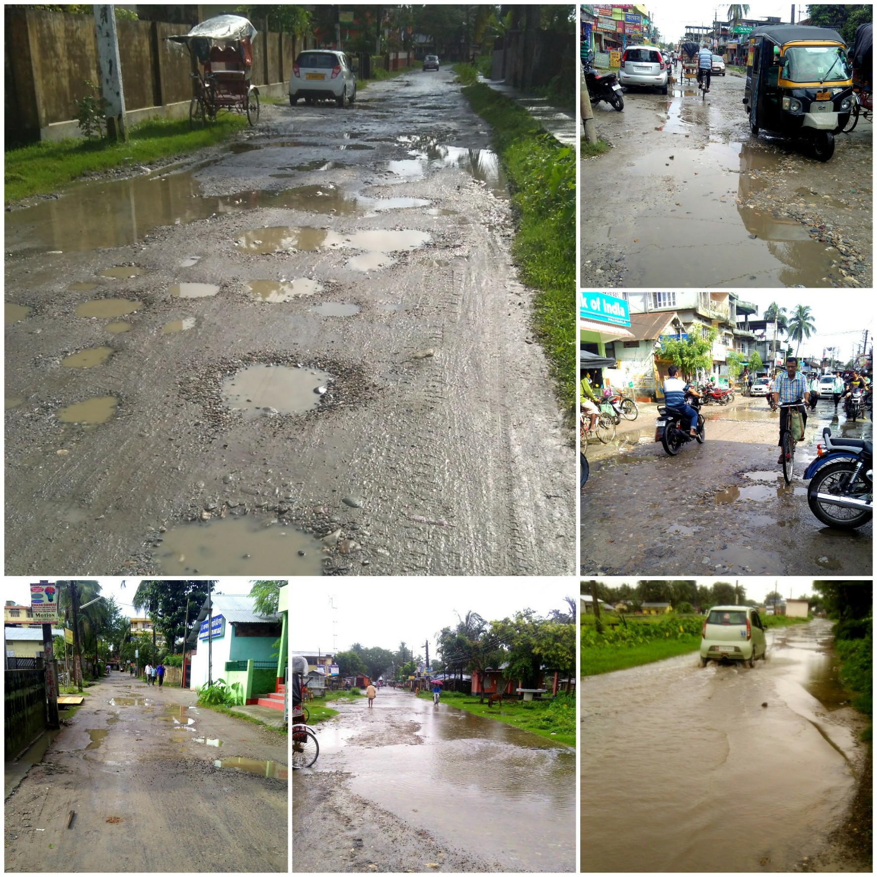 Bajali's deplorable roads