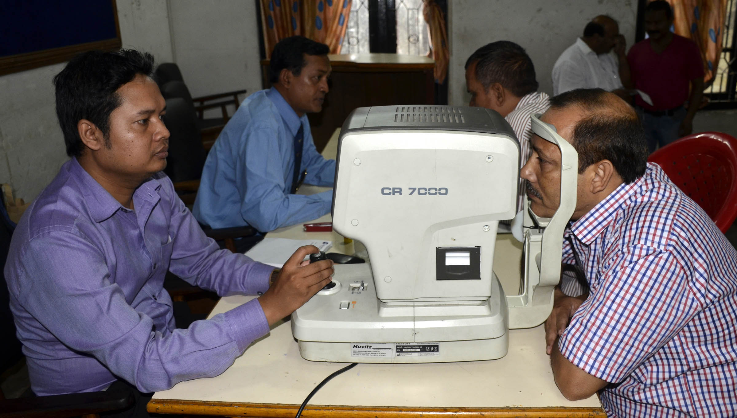 Eye check-up camp concludes at press club