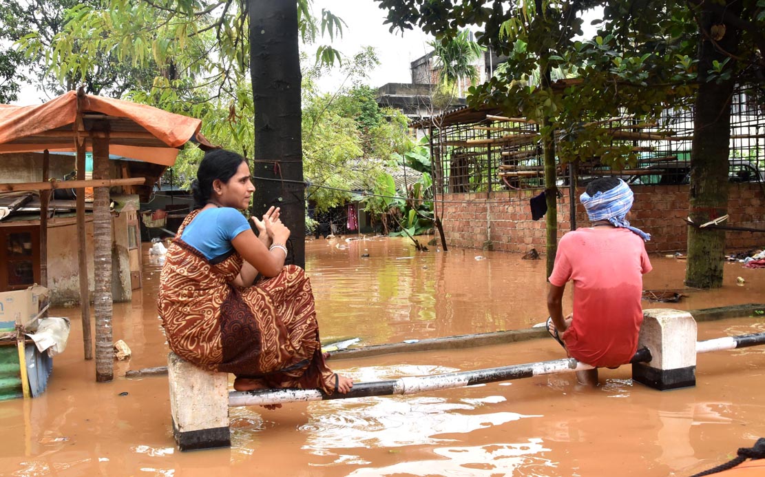 Heavy downpour havoc in Guwahati 