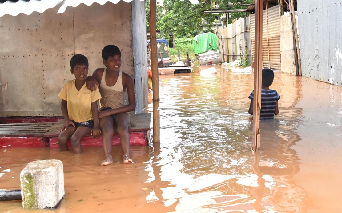 Heavy downpour havoc in Guwahati 