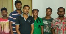 Six arrested for kidnap bid