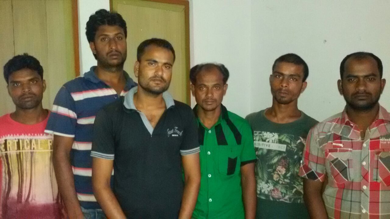 Six arrested for kidnap bid