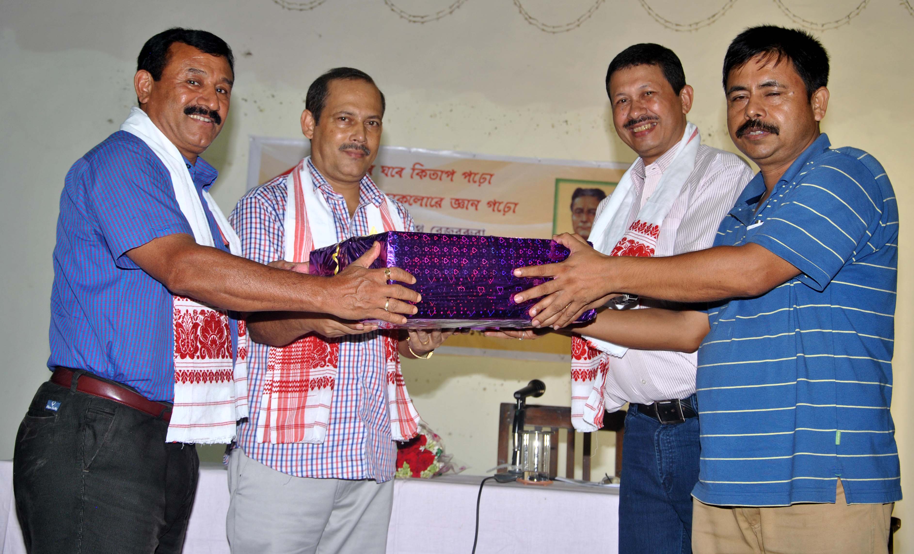 Luitpar Club initiative for book reading