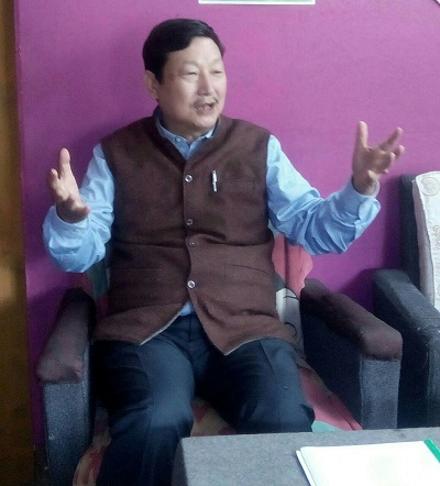 Intending candidate Hopingson Shimray announces vision for Nagas, tribals
