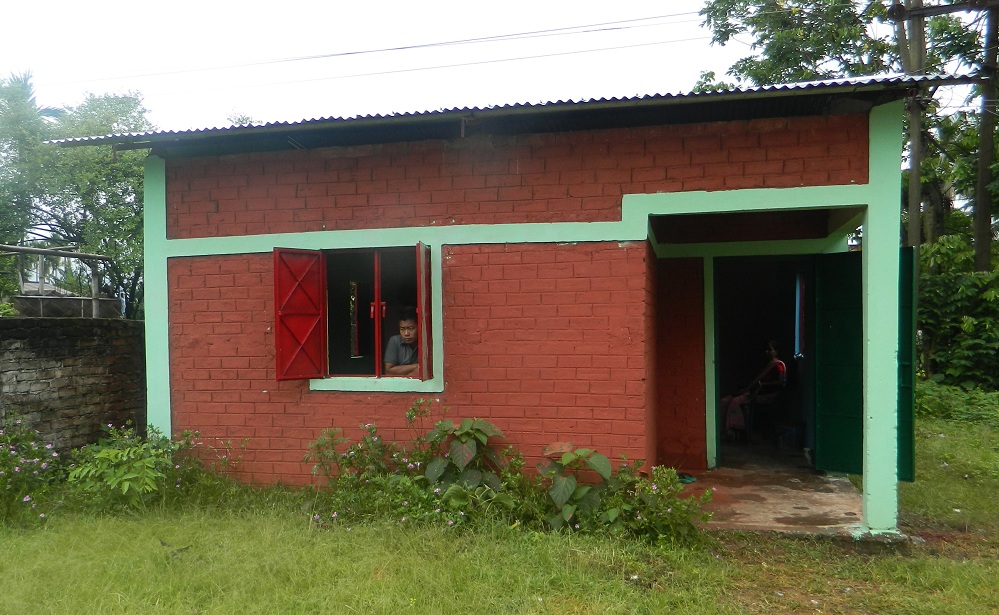 Students contribute towards backward village