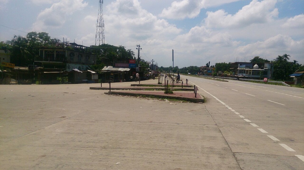 Central Assam bandh peaceful