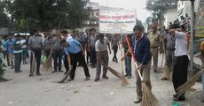 Bharat Scout & Guides organises  cleanliness drive 