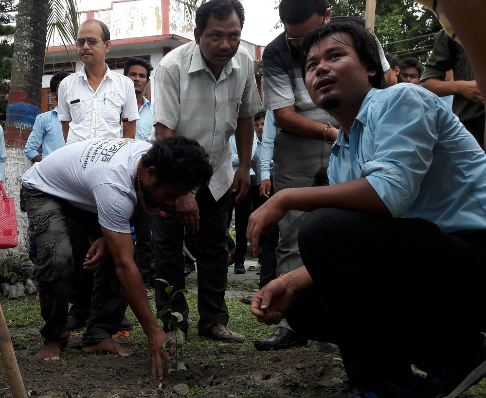 Appeal for sapling plantation