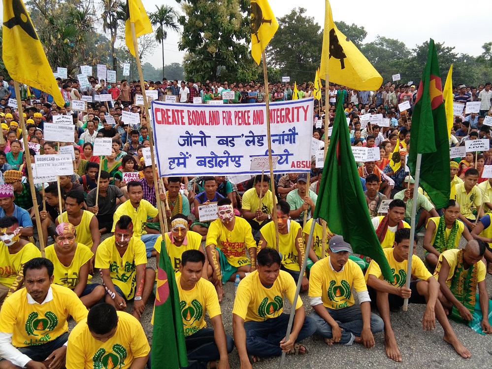 NH blocked for separate Bodoland 