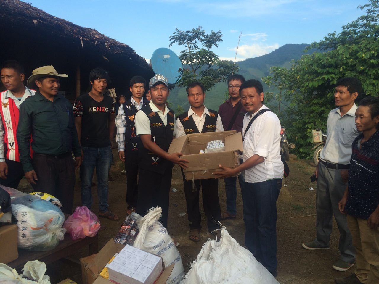 Helping hand for measles affected villages