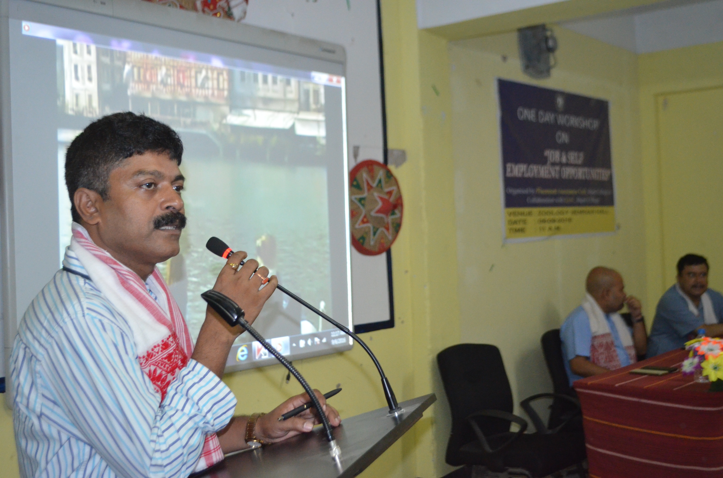 Workshop on Job and Self Employment Opportunities at Bajali College