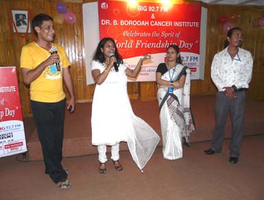 Frienship Day for a cause with cancer patients