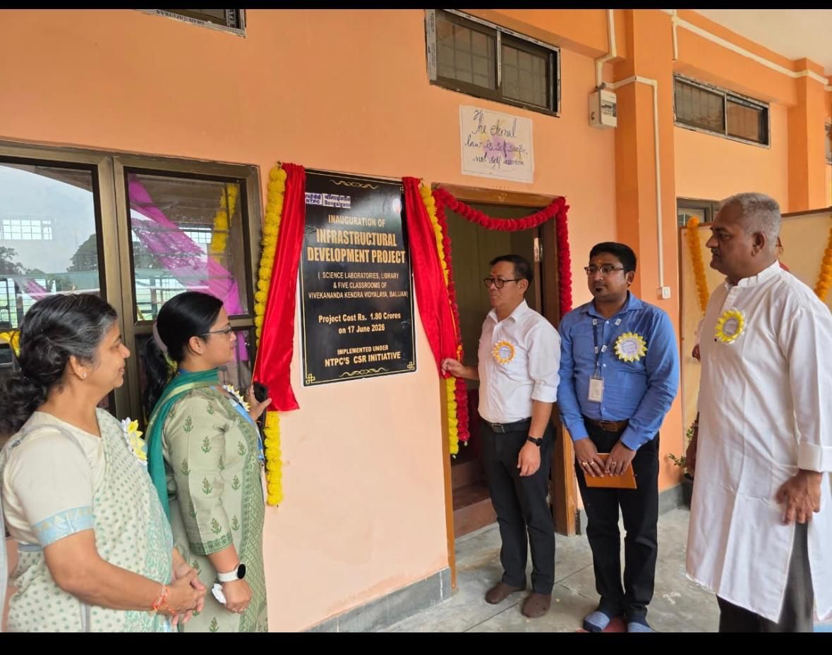 NTPC Bongaigaon Builds ₹1.8-Crore Education Facilities at VKV Balijan