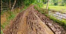 Border Village Residents in Nazira Demand Repair of Crumbling Road
