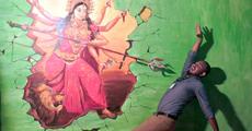 District level Art Exhibition and 3D Art at Dudhnoi 