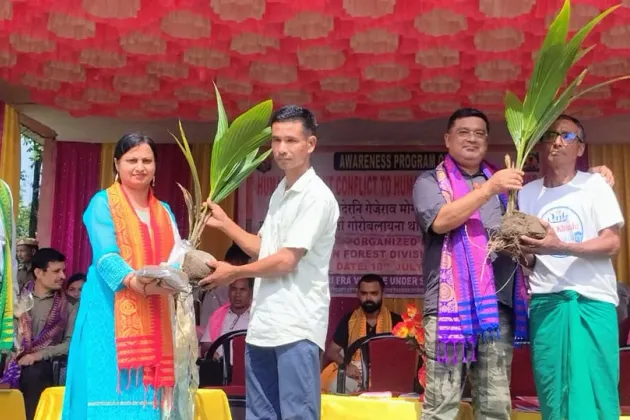 Awareness programme on human-elephant conflict held near Raimona National Park