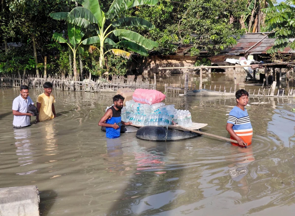Assam Sammilita Mahasangha Blames Illegal Mining for Sivasagar-Charaideo Floods