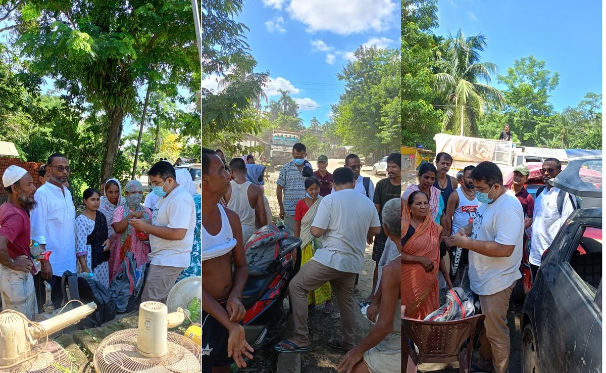 Medical Camp Brings Relief to Flood-Hit Villages in Nazira