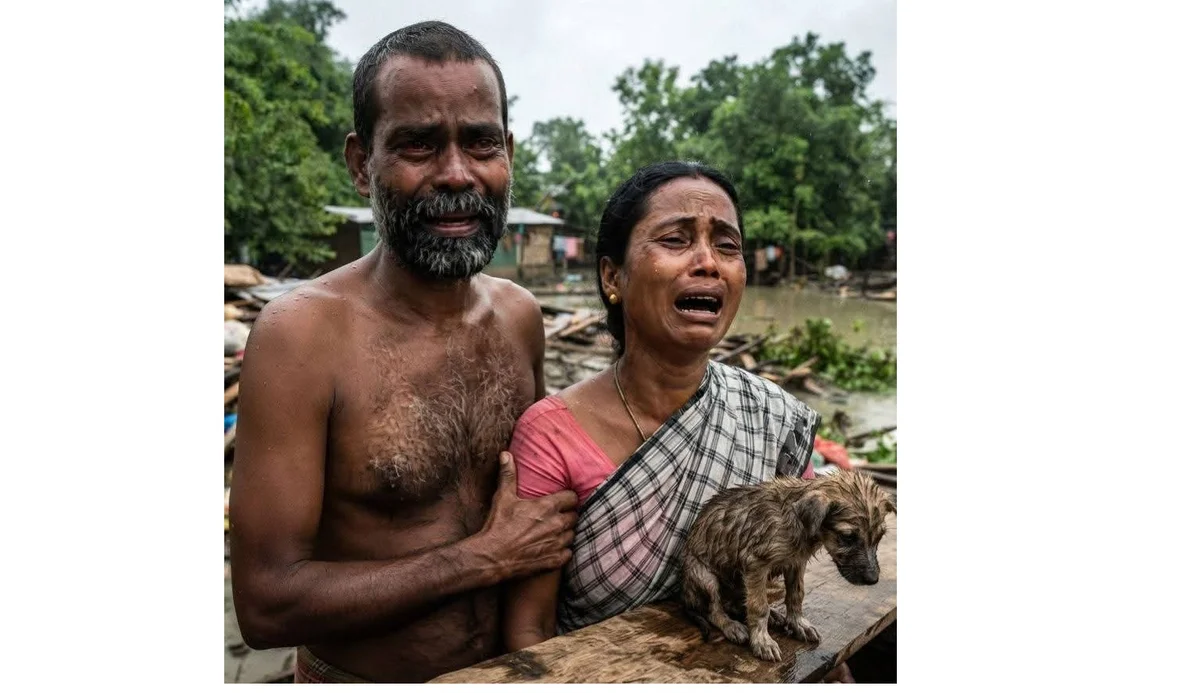 13-Year-Old Boy Dies Saving Pet Dog During Nazira Floods