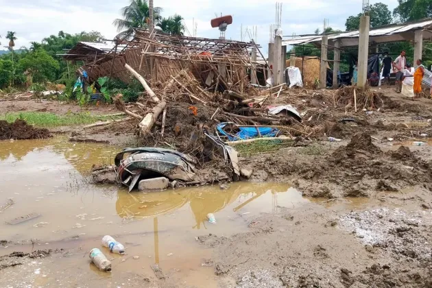 Body Found in Flood-Ravaged Nazira as Disease Fears Grow