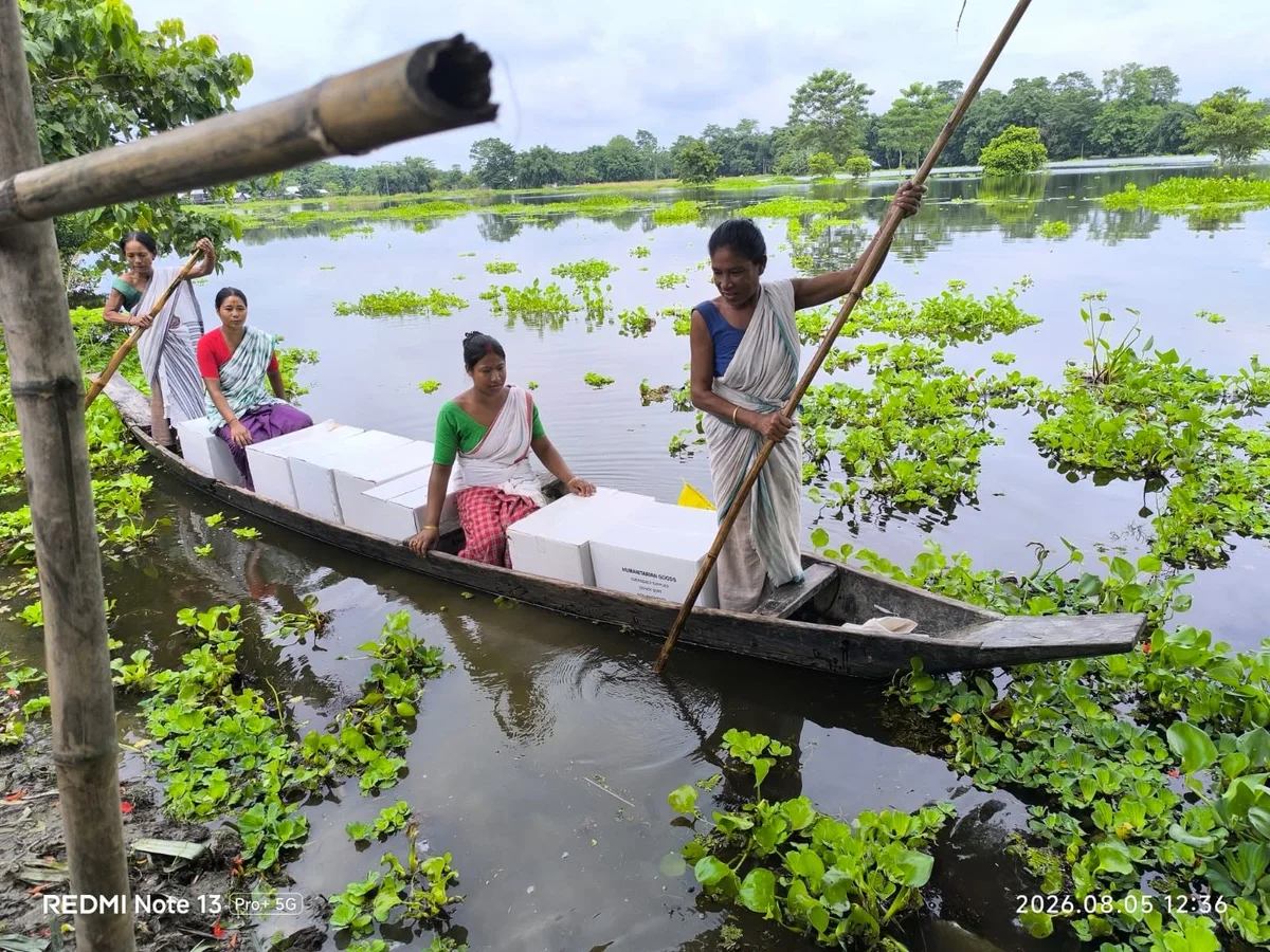 45,000 People Reached as Humanitarian Response Shifts Towards Recovery in Upper Assam