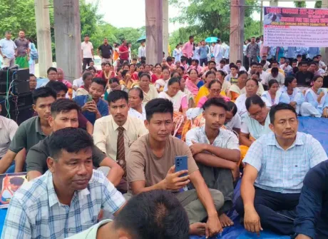 Tribal Organisations Protest Gangrape of Minor Girl in Chirang