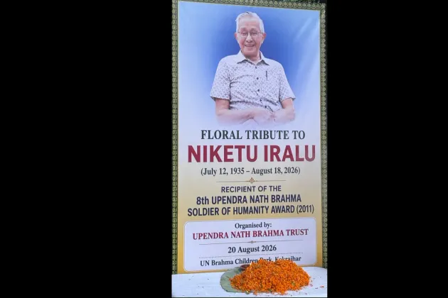 Kokrajhar pays tribute to veteran peace activist Niketu Iralu
