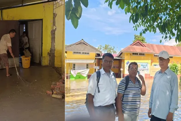Flood severely damages Khelua PHC, 16 sub-health centres in Sivasagar