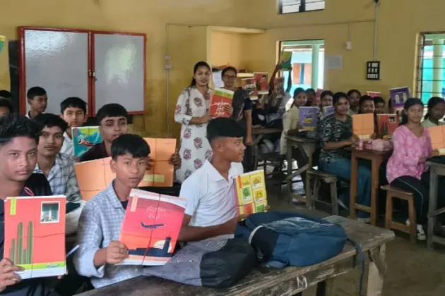 CCR extends educational support to flood-affected students in Simaluguri, Nazira